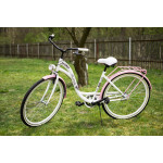 Dámsky retro bicykel 28" Lavida Kenda 3-prevodový Bielo-ružový